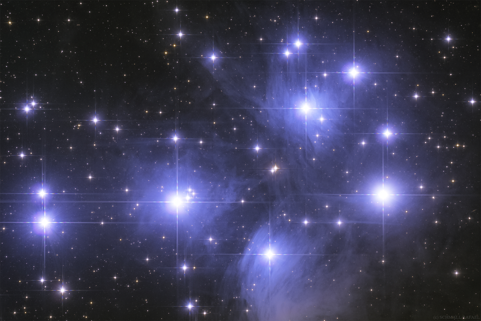 Messier 45 - Fiastyúk tesztfotó