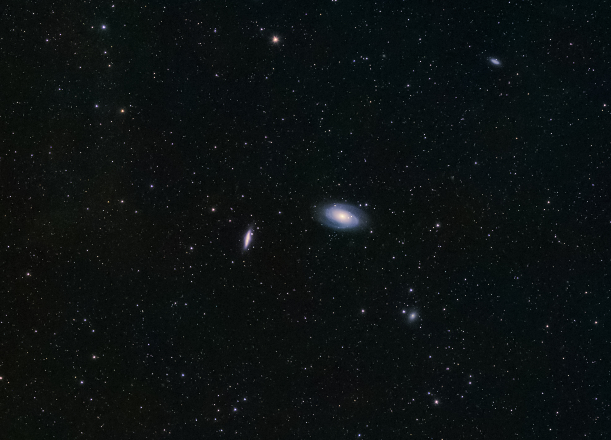 M81 és M82 tesztfotó