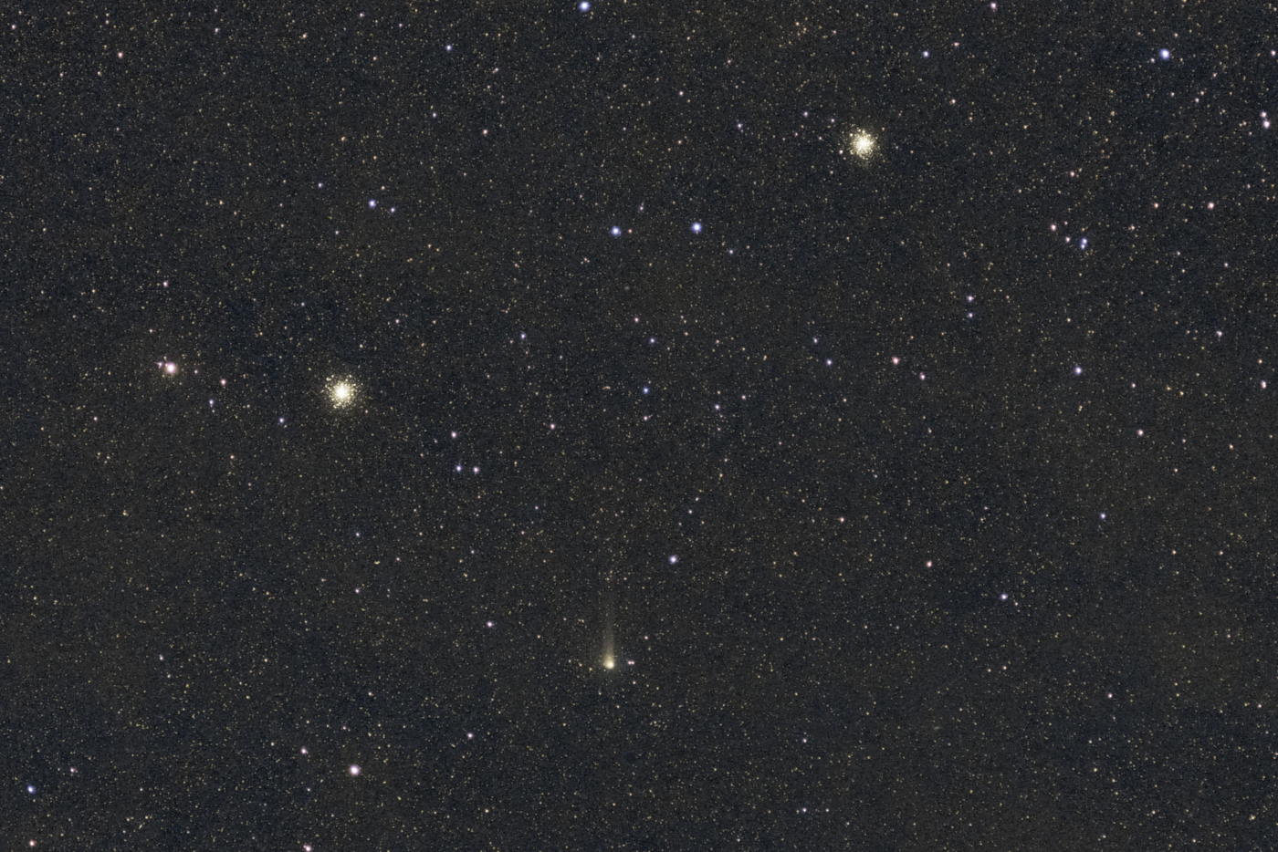 C/2017 K2 (PanSTARRS) az M10 és M12 gömbhalmazok közelében