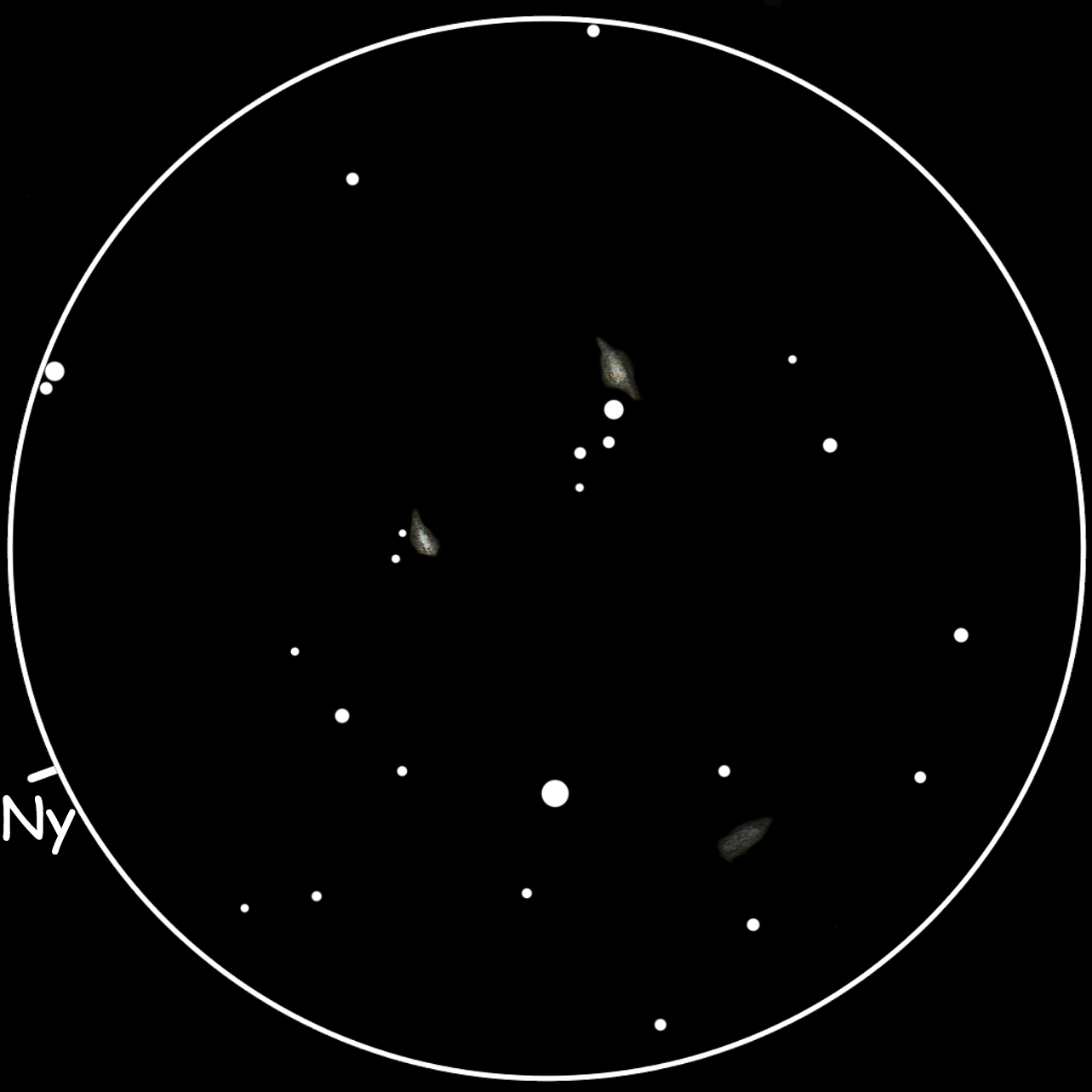 M65, M66, NGC 3628 GX (Leo)