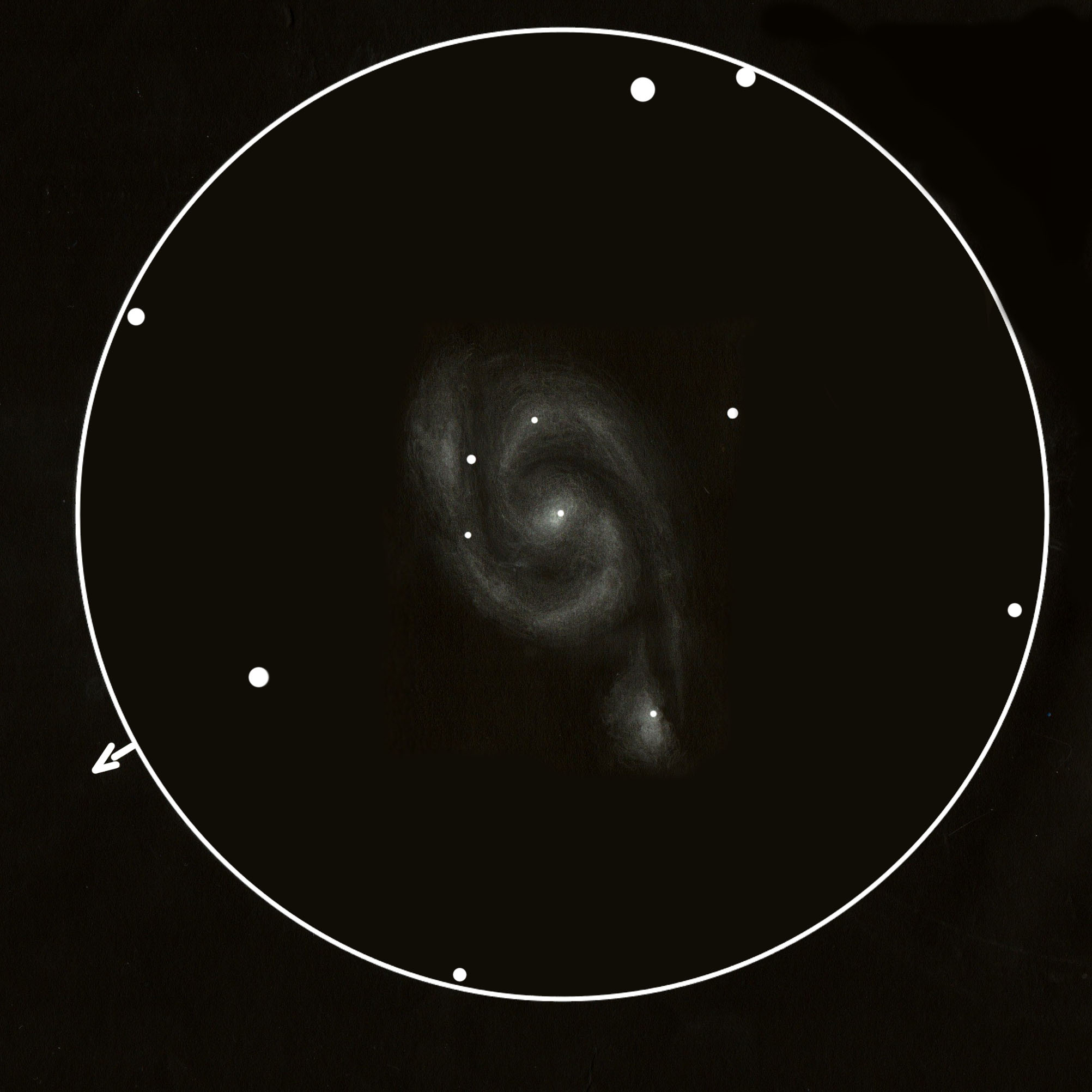M51, NGC 5195 GX (CVn)