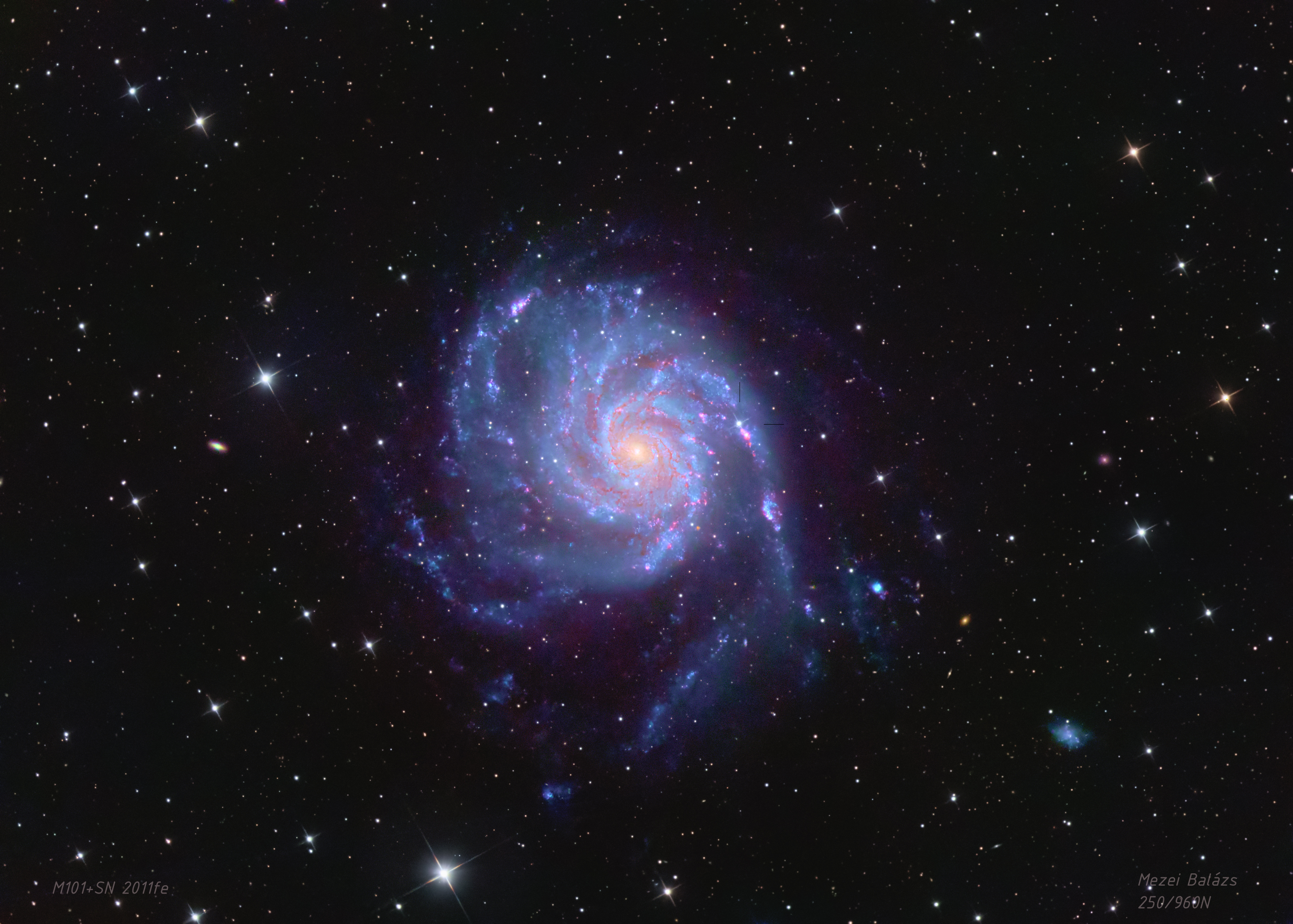 Messier101 + SN 2011ixf