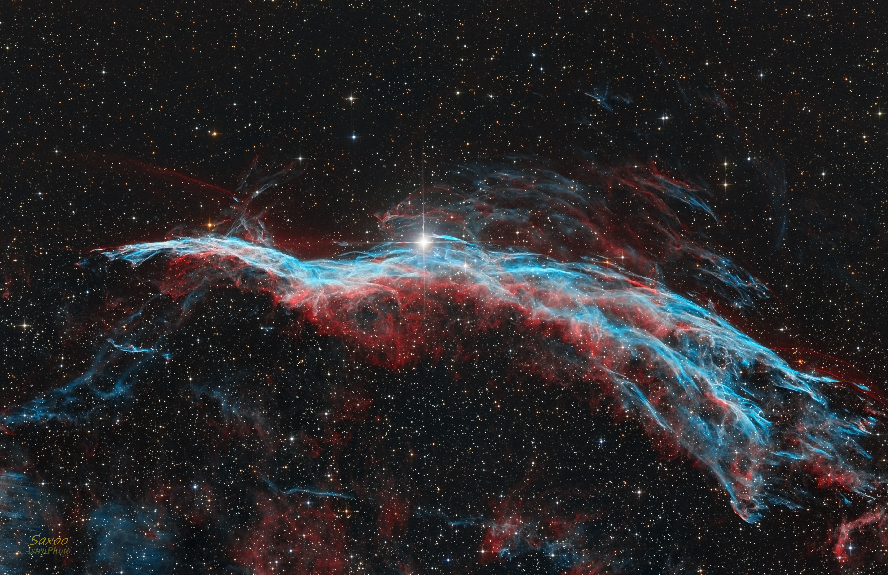 NGC6960 Boszorkányseprű-köd