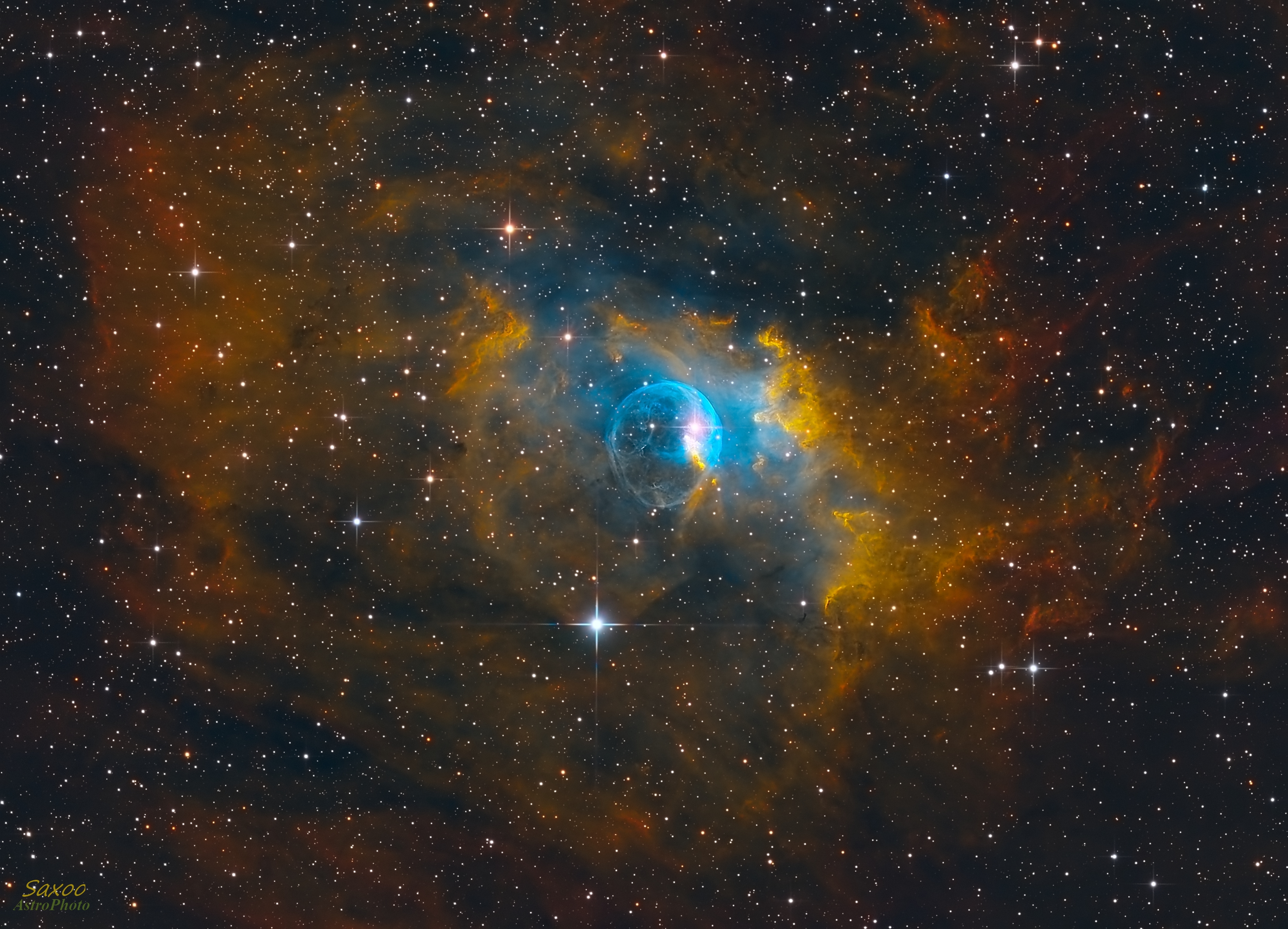 NGC7635 Buborék köd