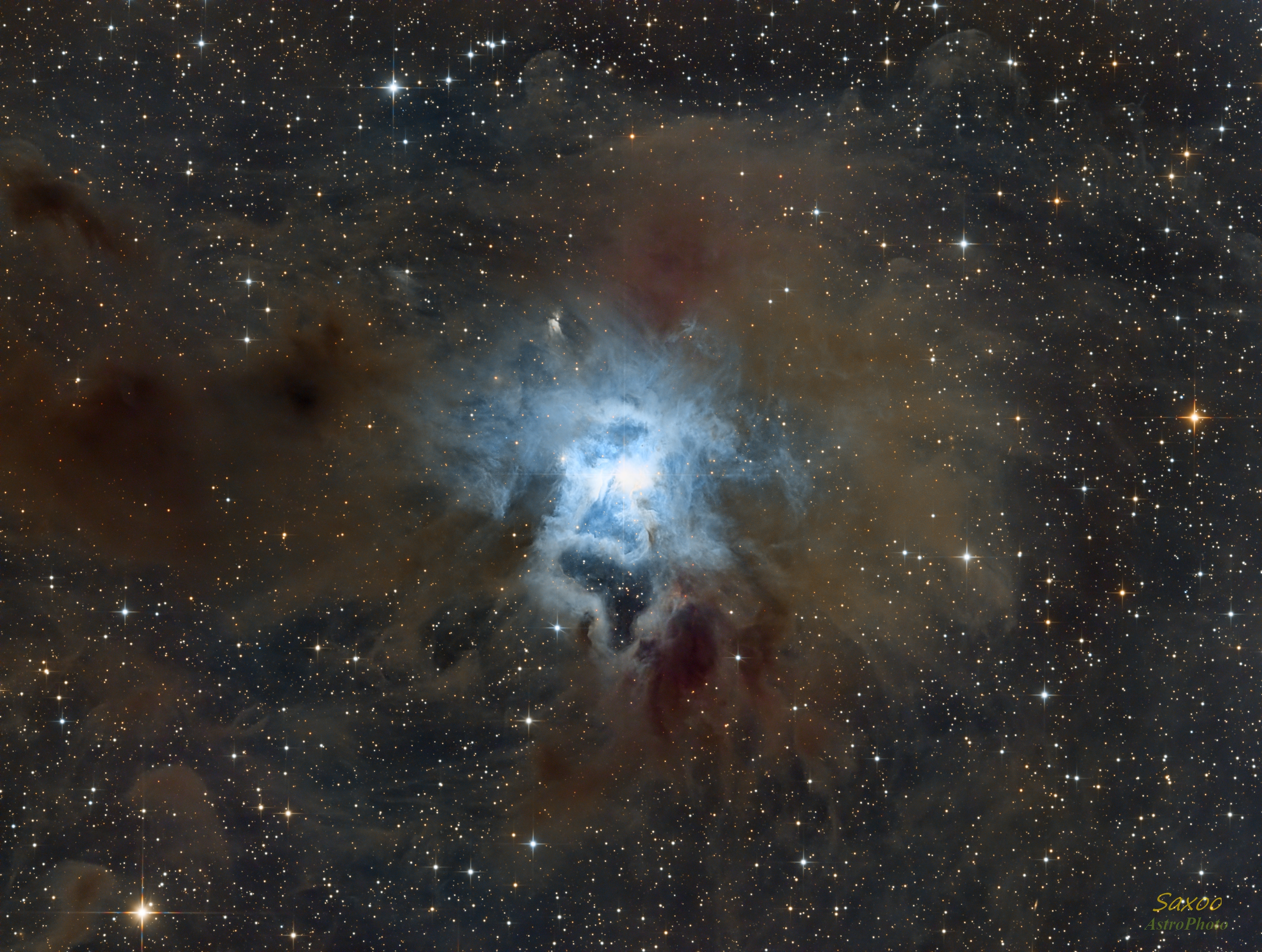 NGC7023 Írisz köd