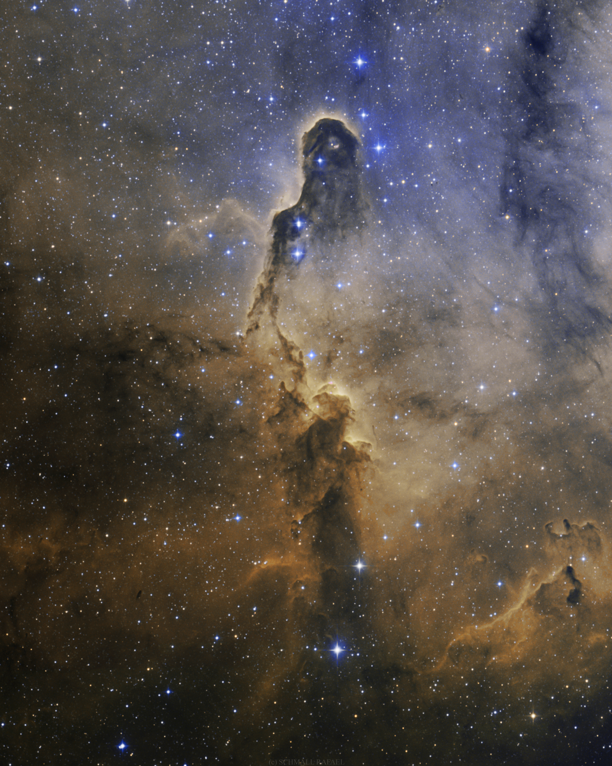 IC1396 - Elefántormány-köd Ha-OIII