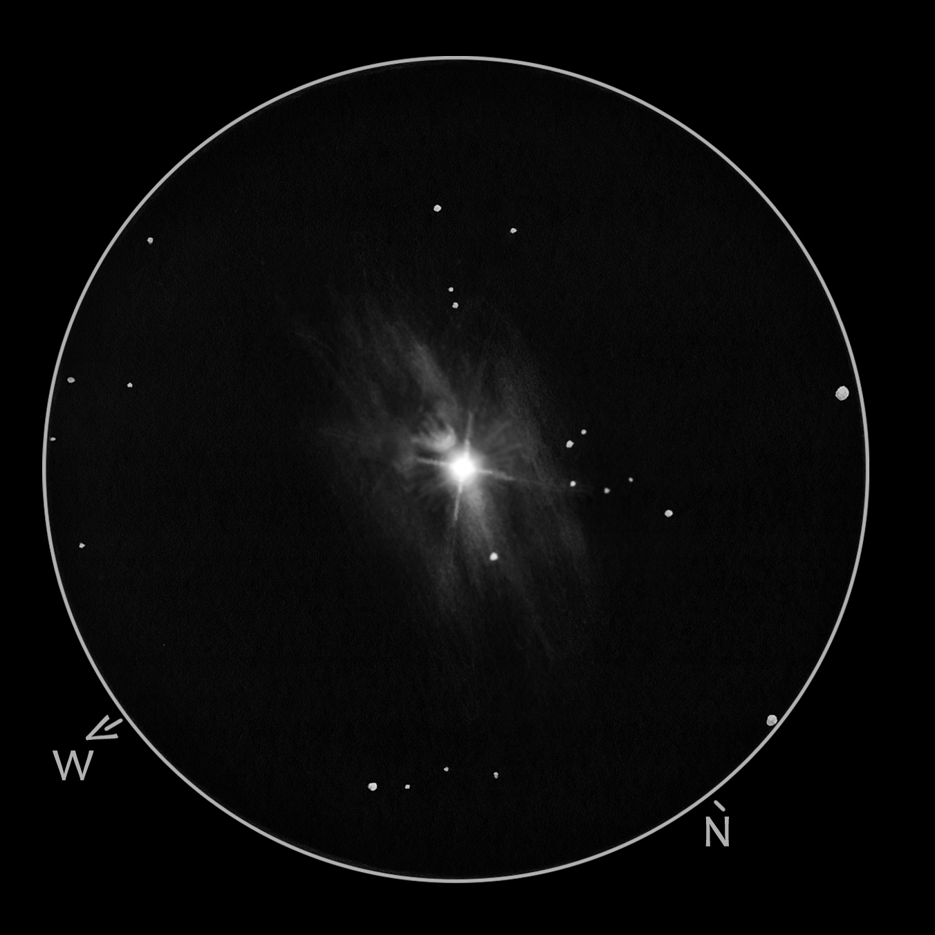 IC 349, NGC 1435 — Barnard Merope-köde, Merope-köd / Tempel köde