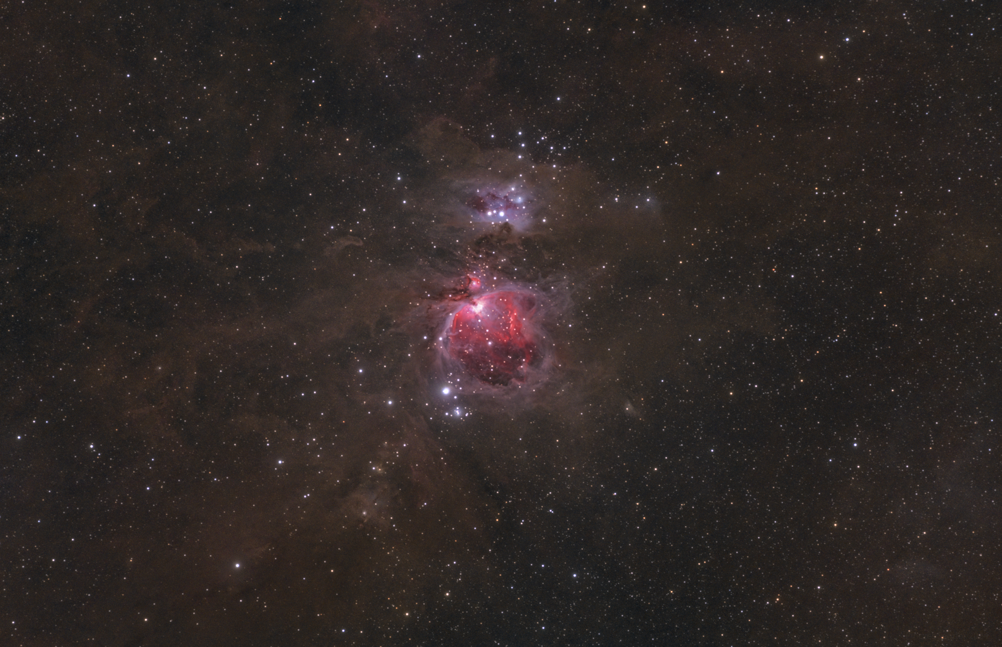 Orion és Futó ember köd (M42, Sh2-279)