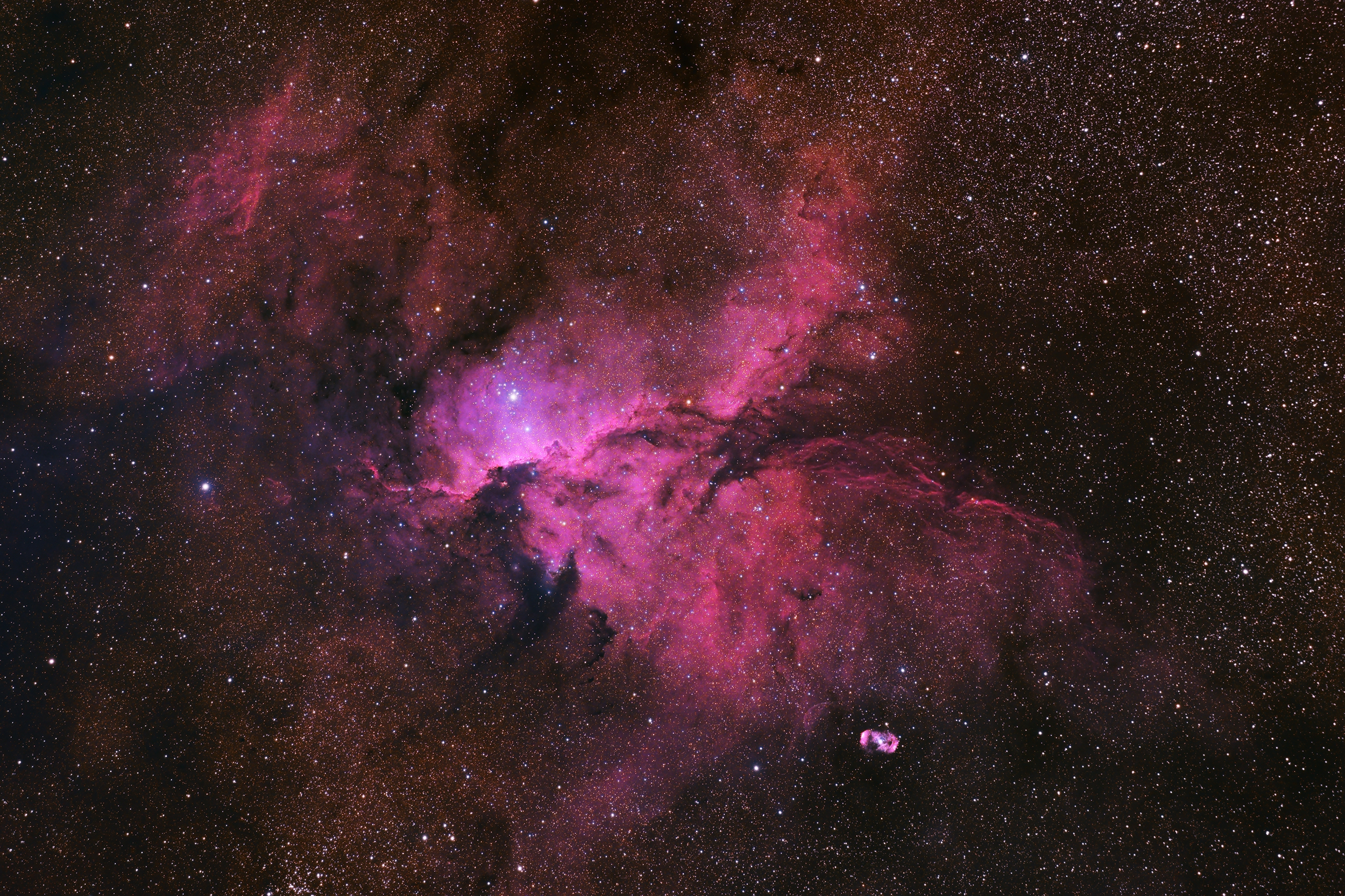 NGC 6188 Ara sárkányai-köd