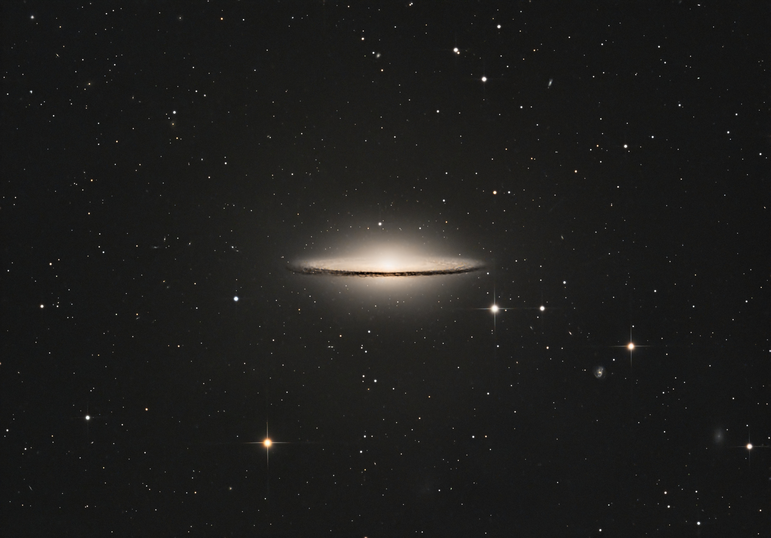 M104 Sombrero galaxis