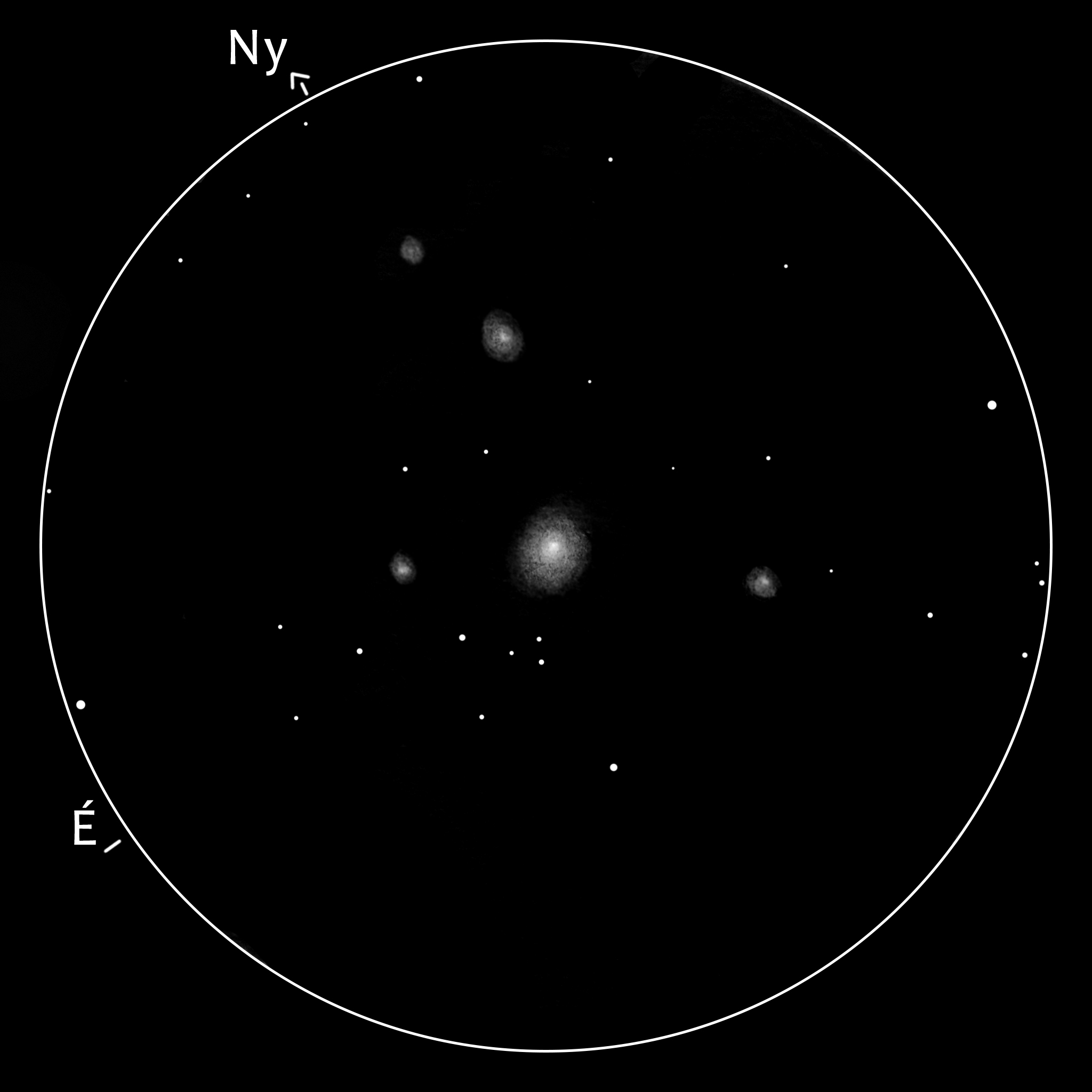 M87, NGC 4476, 4478, 4486A, 4486B