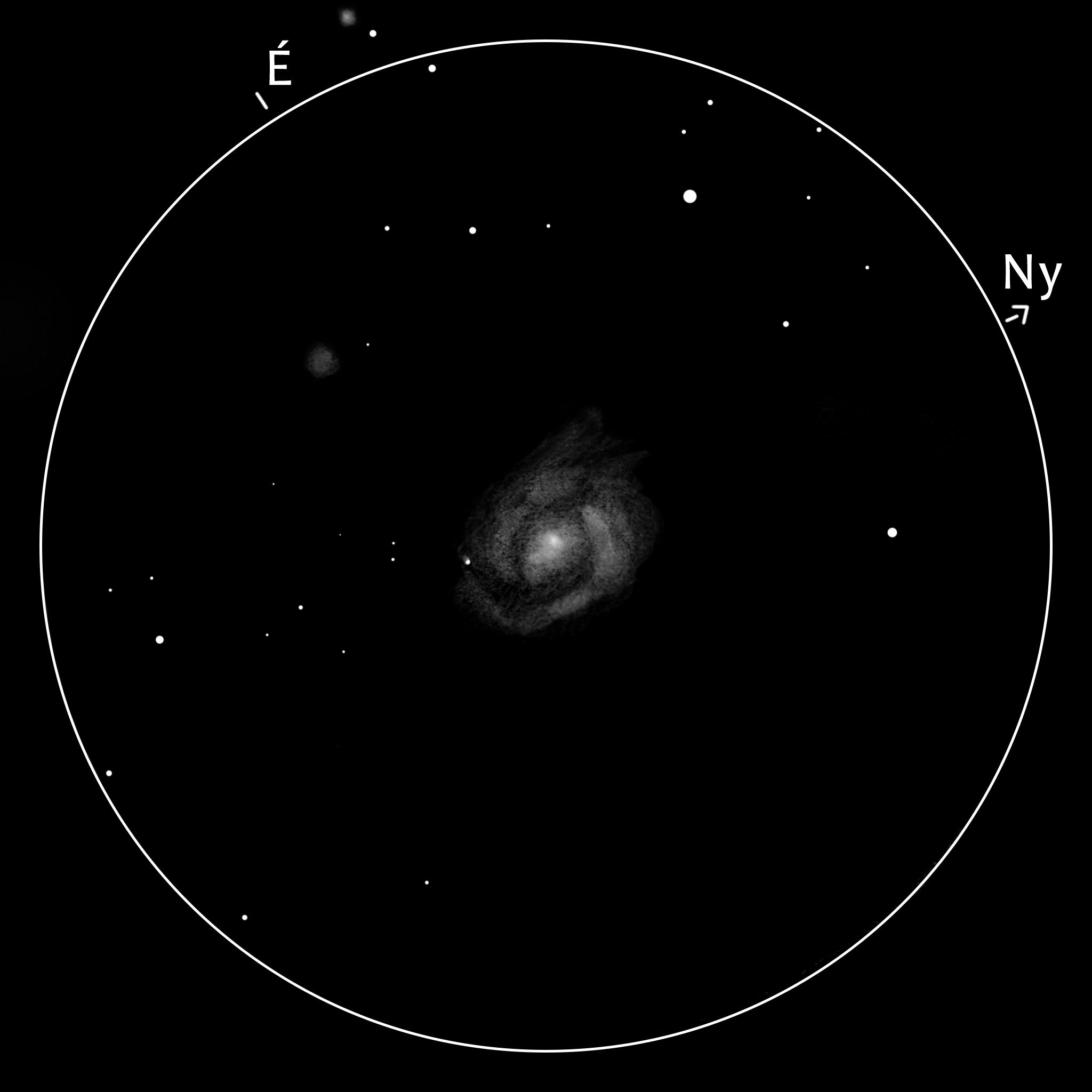 M101, NGC 5473, NGC 5477