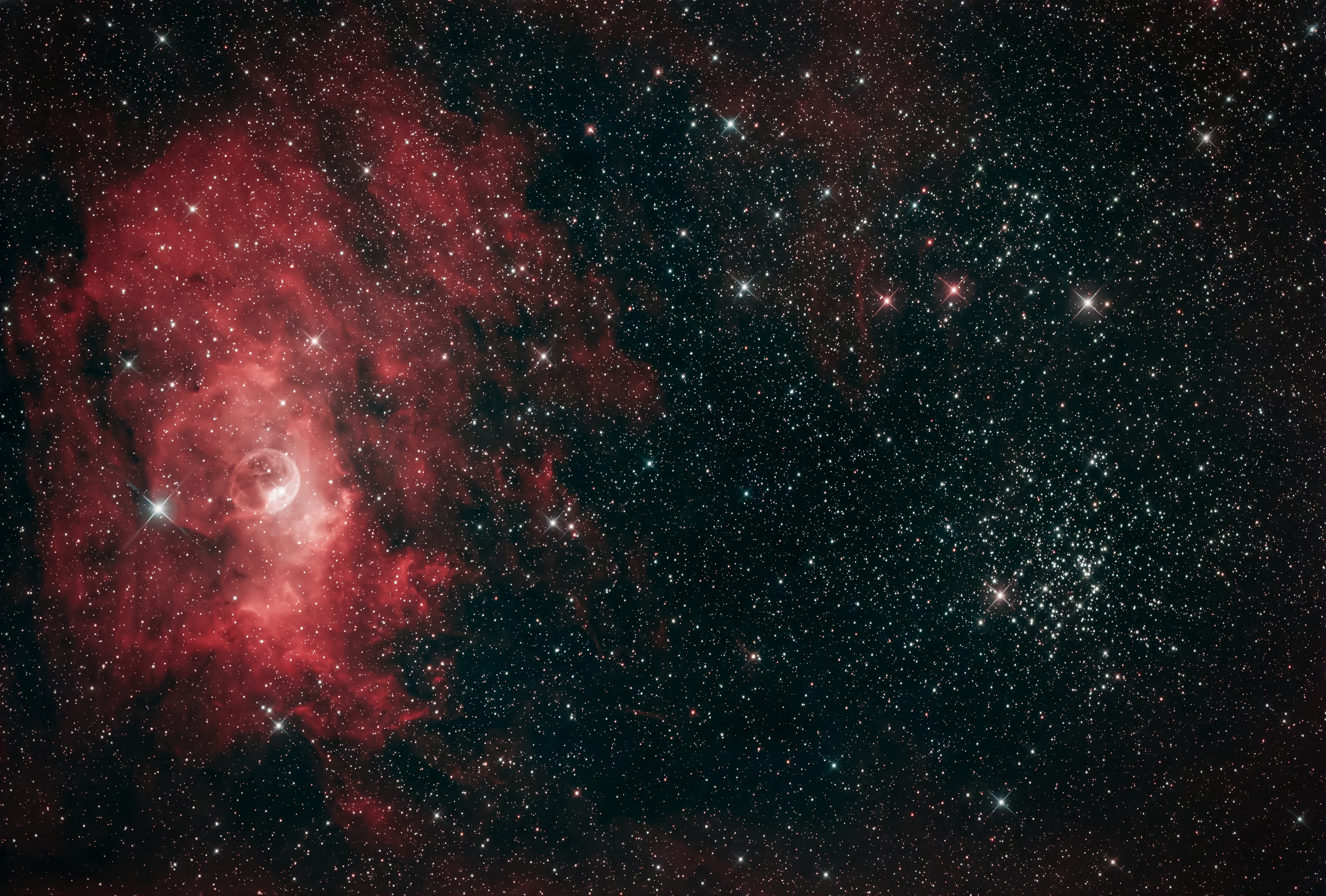 NGC 7635 Buborék-köd