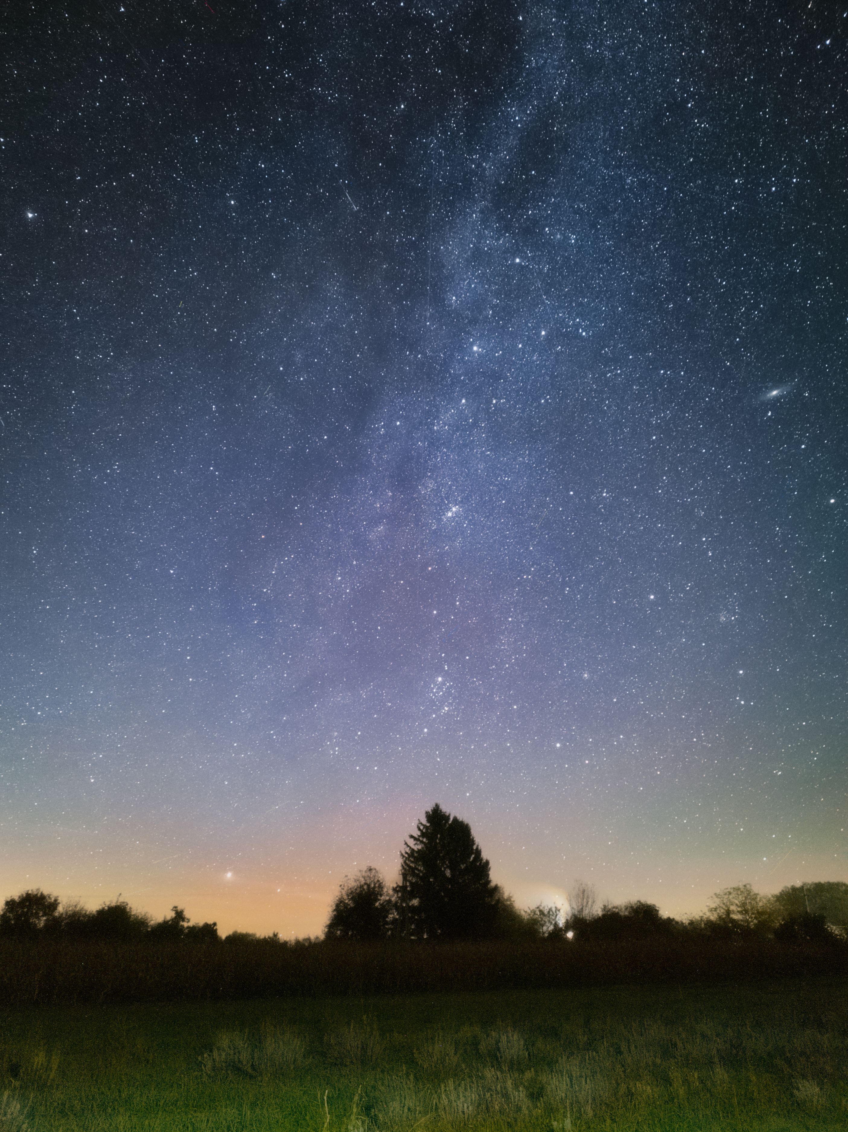 Halvány Tejút és az Androméda Galaxis