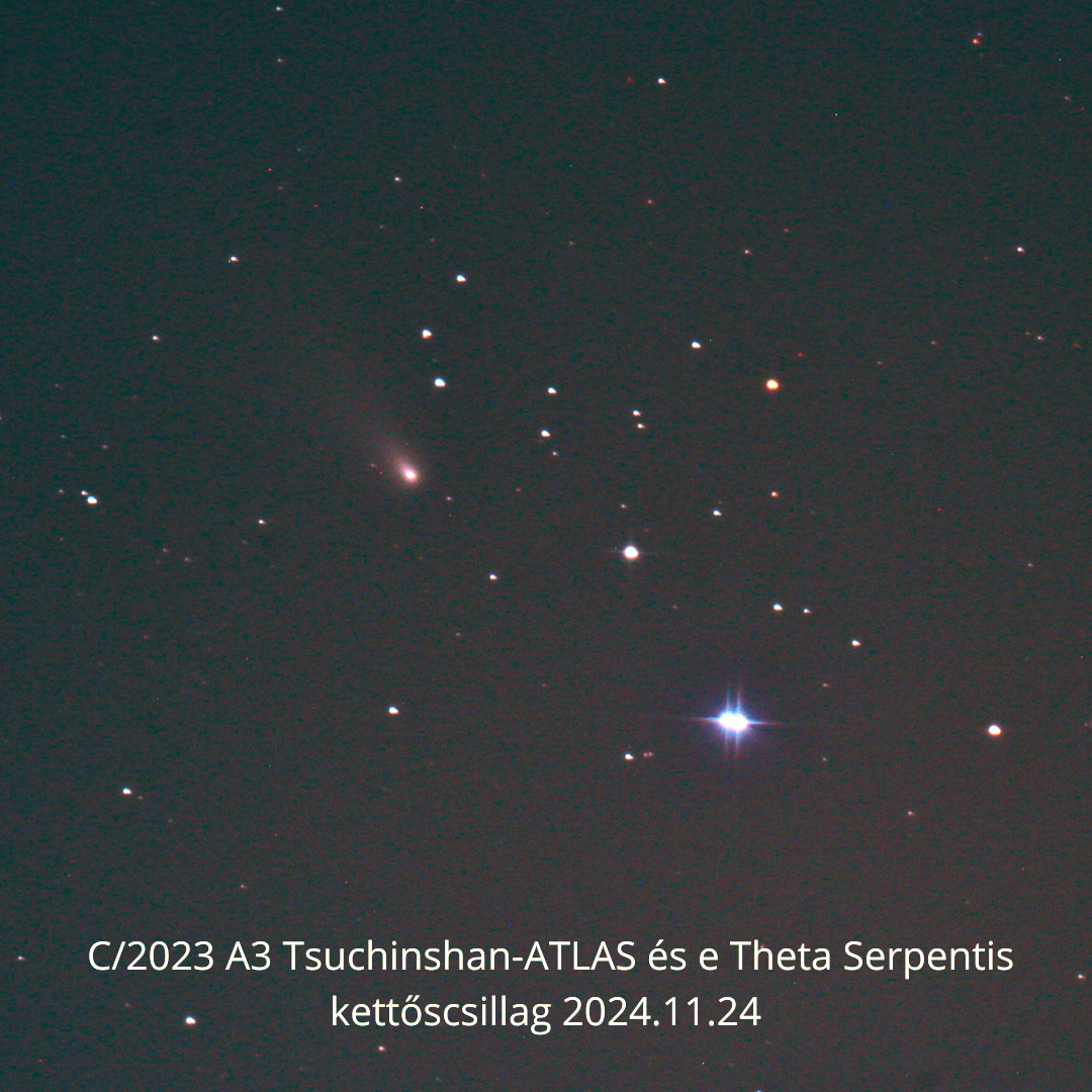  A C/2023 A3 Tsuchinshan-Atlas és a Theta Serpentis 