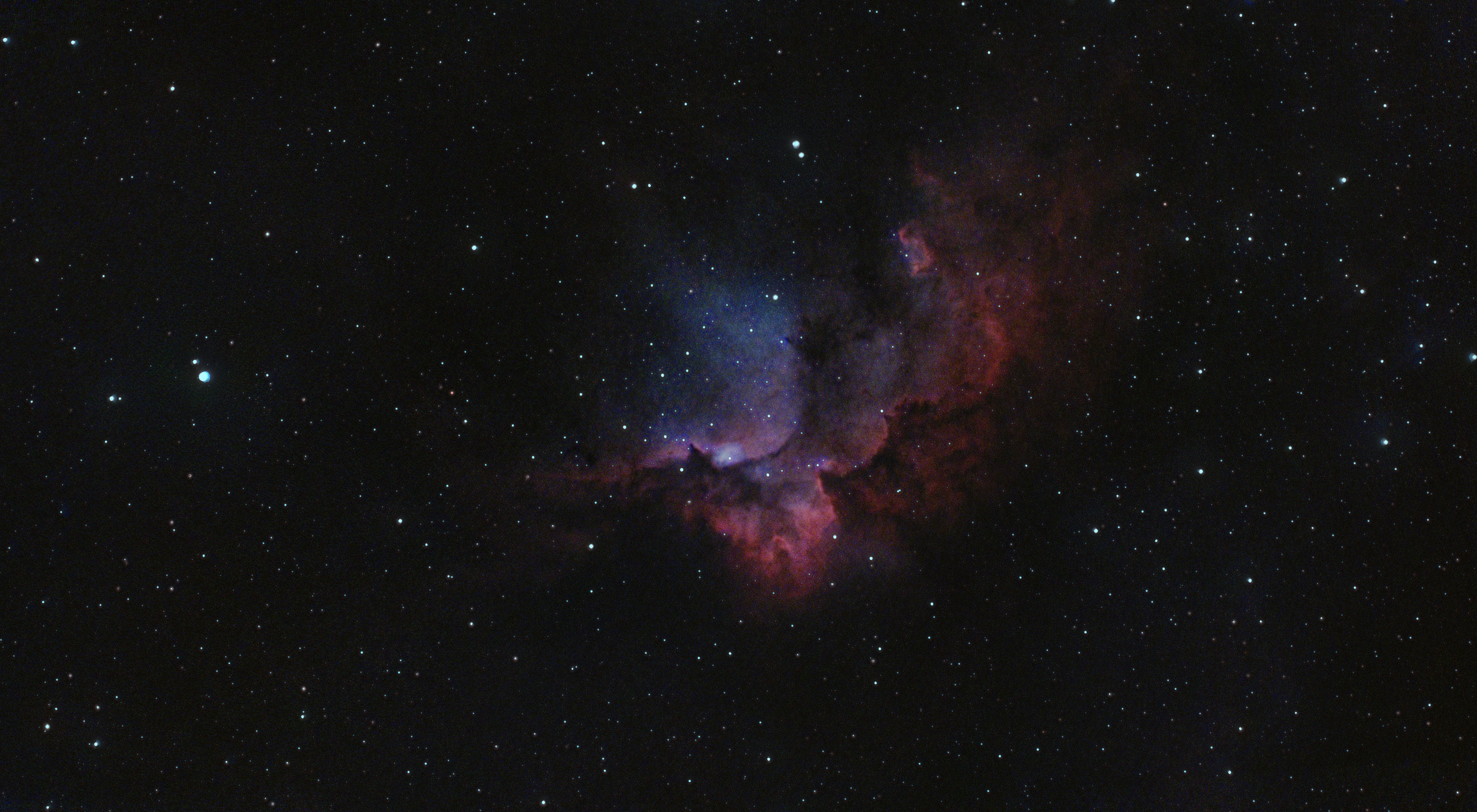 Sh2-142 - NGC7380 -  Első találkozásom a Varázsló-ködfolttal