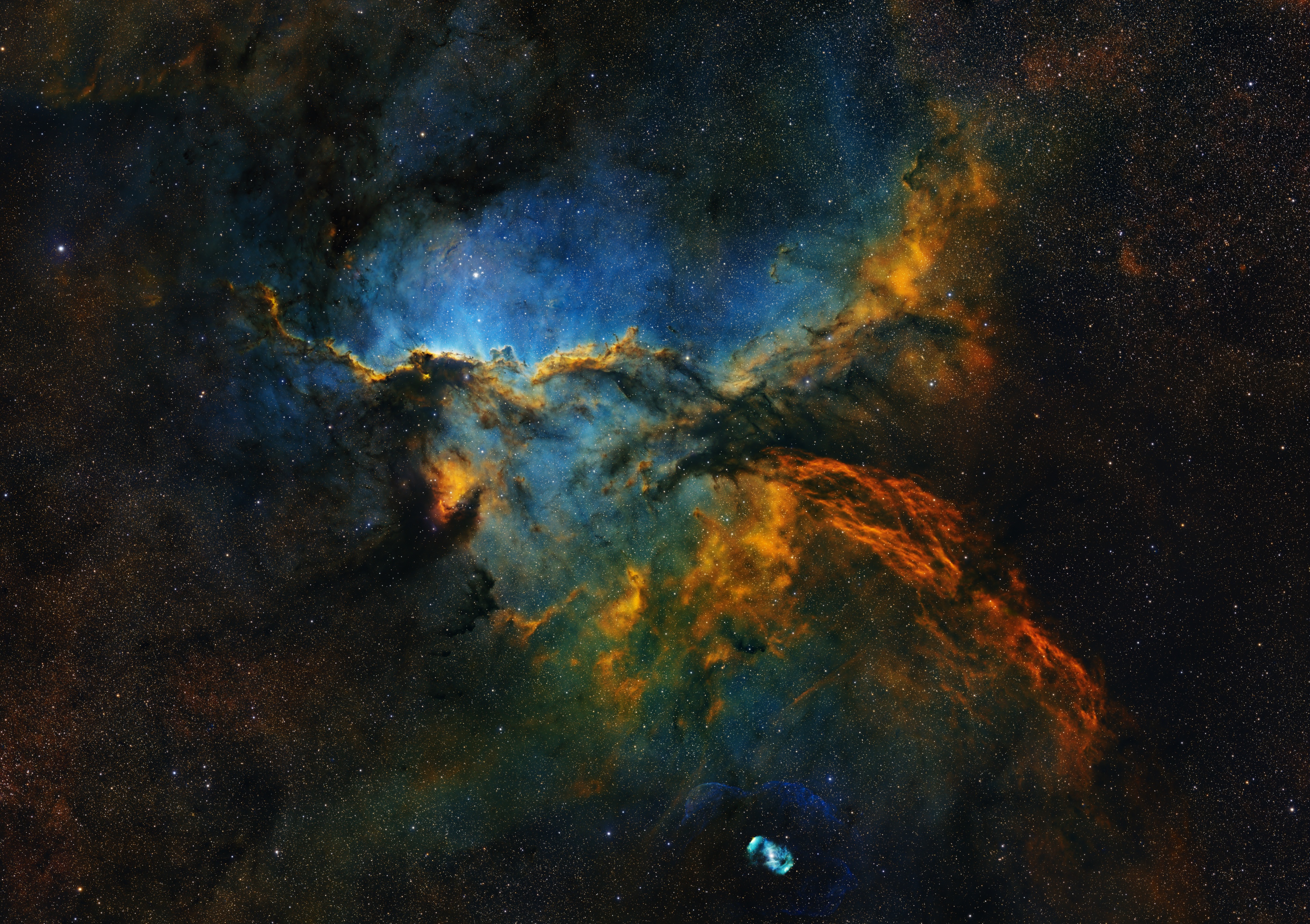 NGC 6188 Ara sárkányai-köd