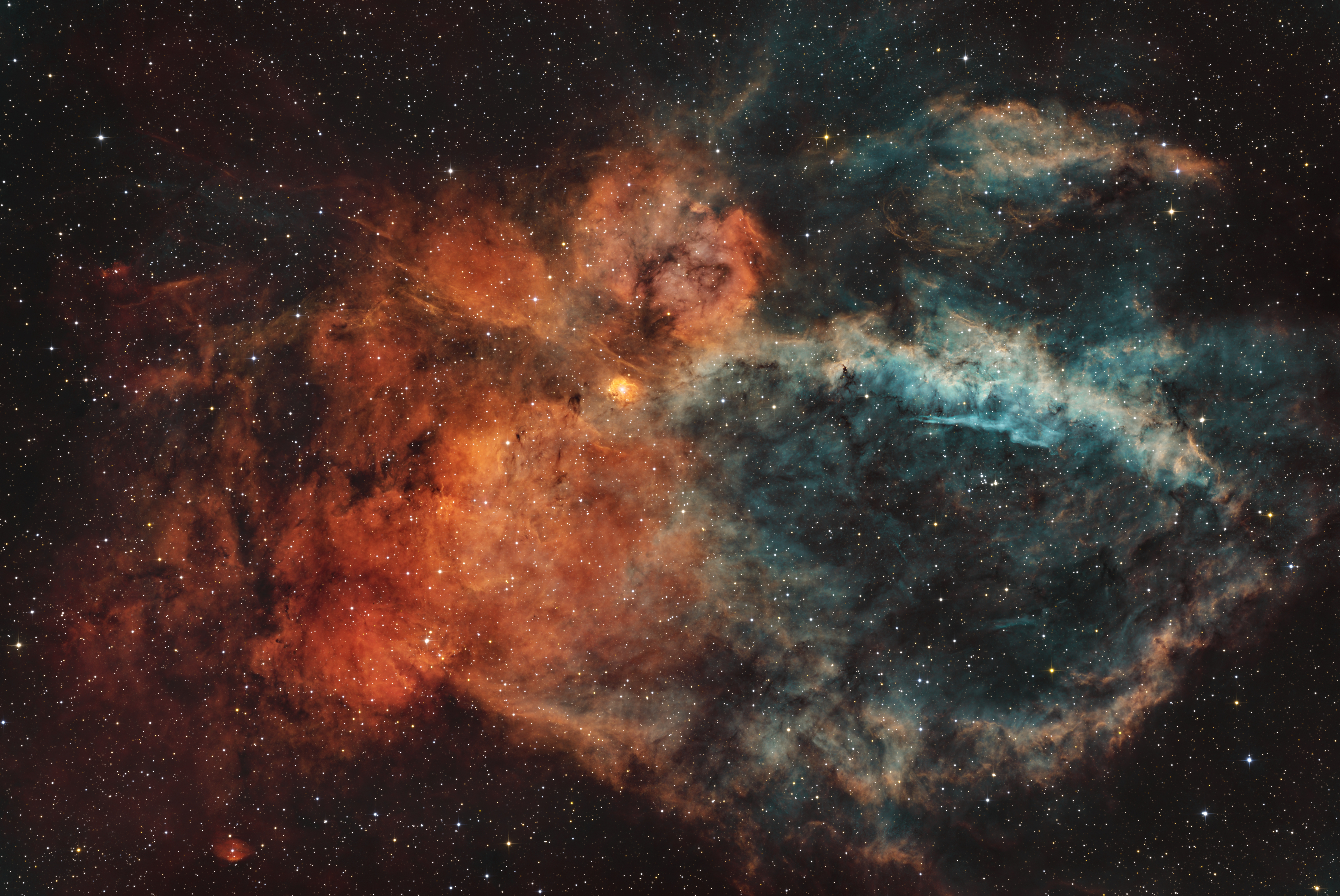 SH2-157 (Lobster Claw Nebula)