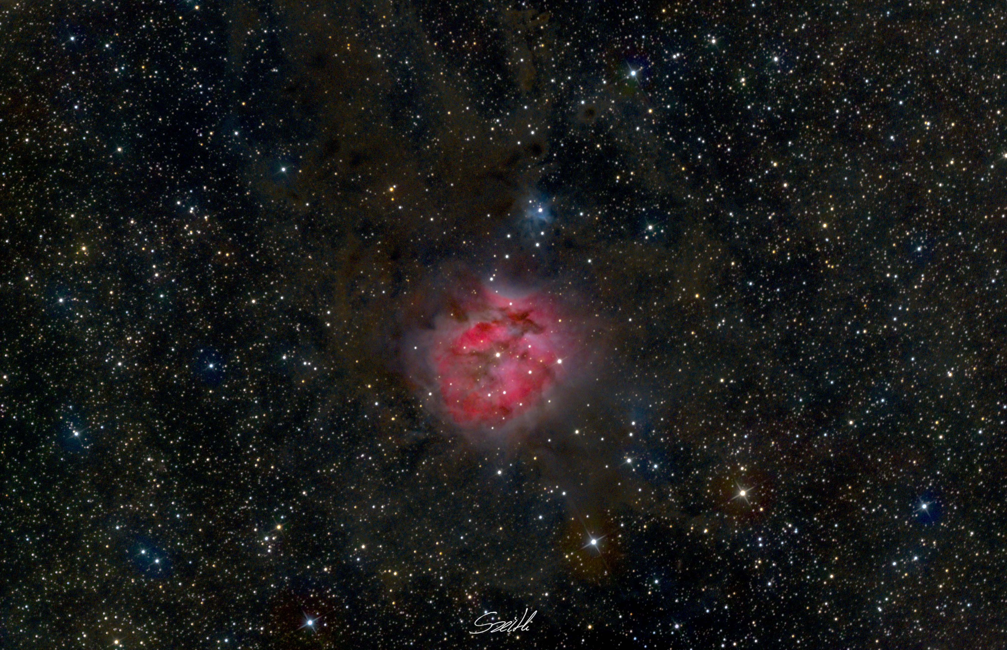 Selyemgubó-köd, Coccon Nebula, IC 5146