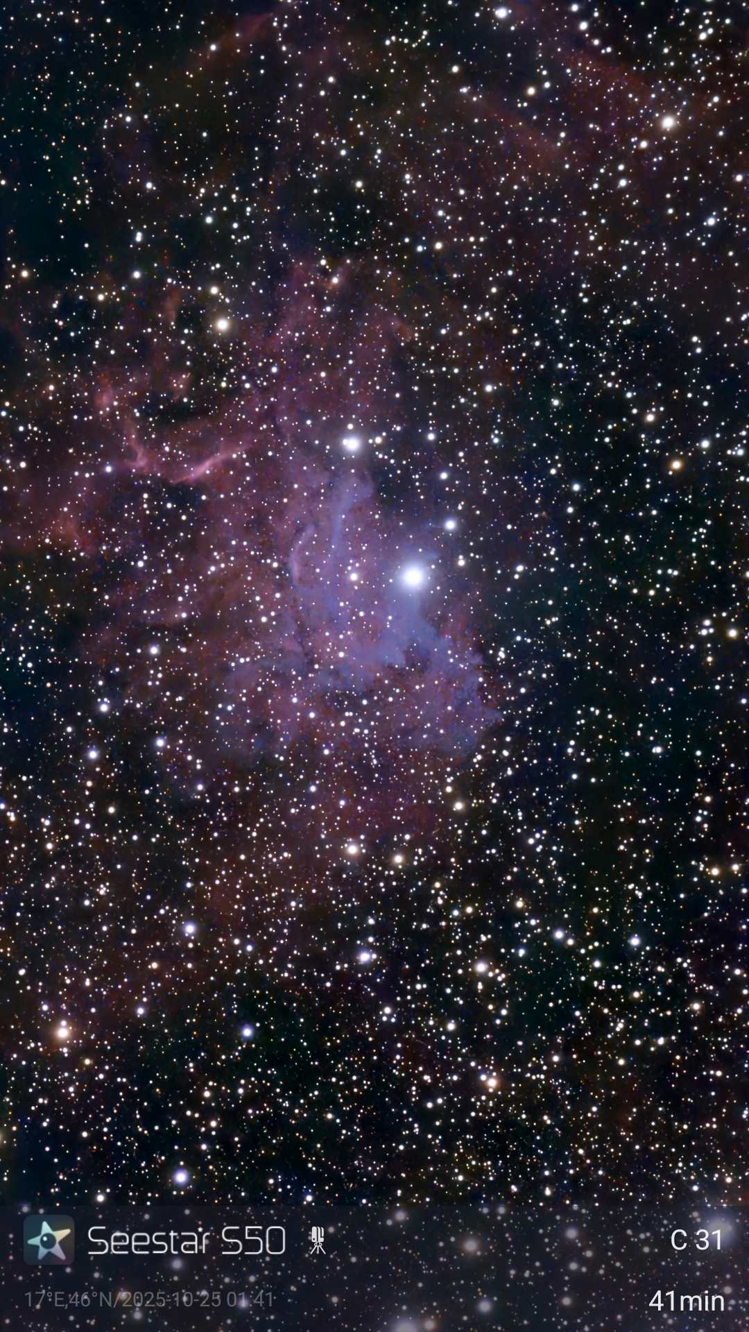 Lángoló csillag-köd (IC 405 , Caldwell 31) Lángoló csillag-köd (IC 405 , Caldwell 31)