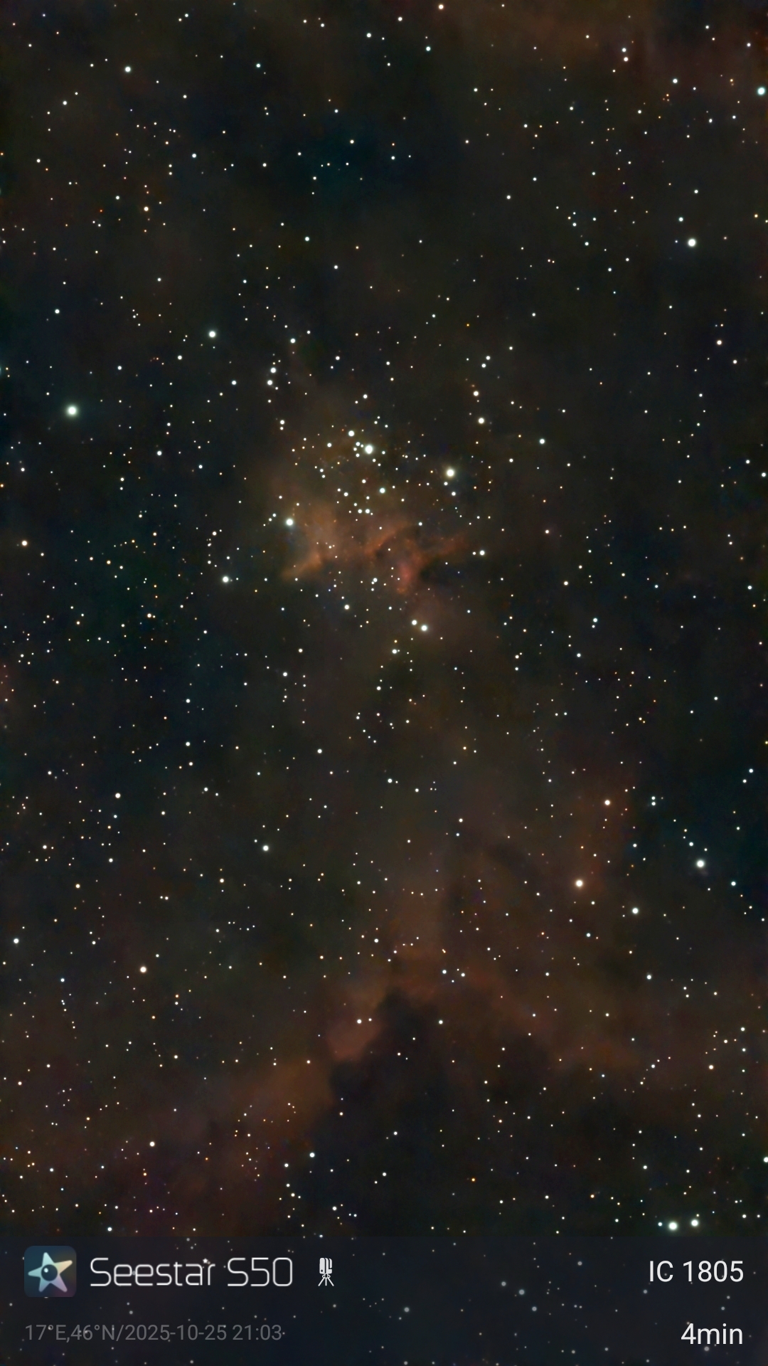 Szív-köd (IC 1805) Szív-köd (IC 1805)