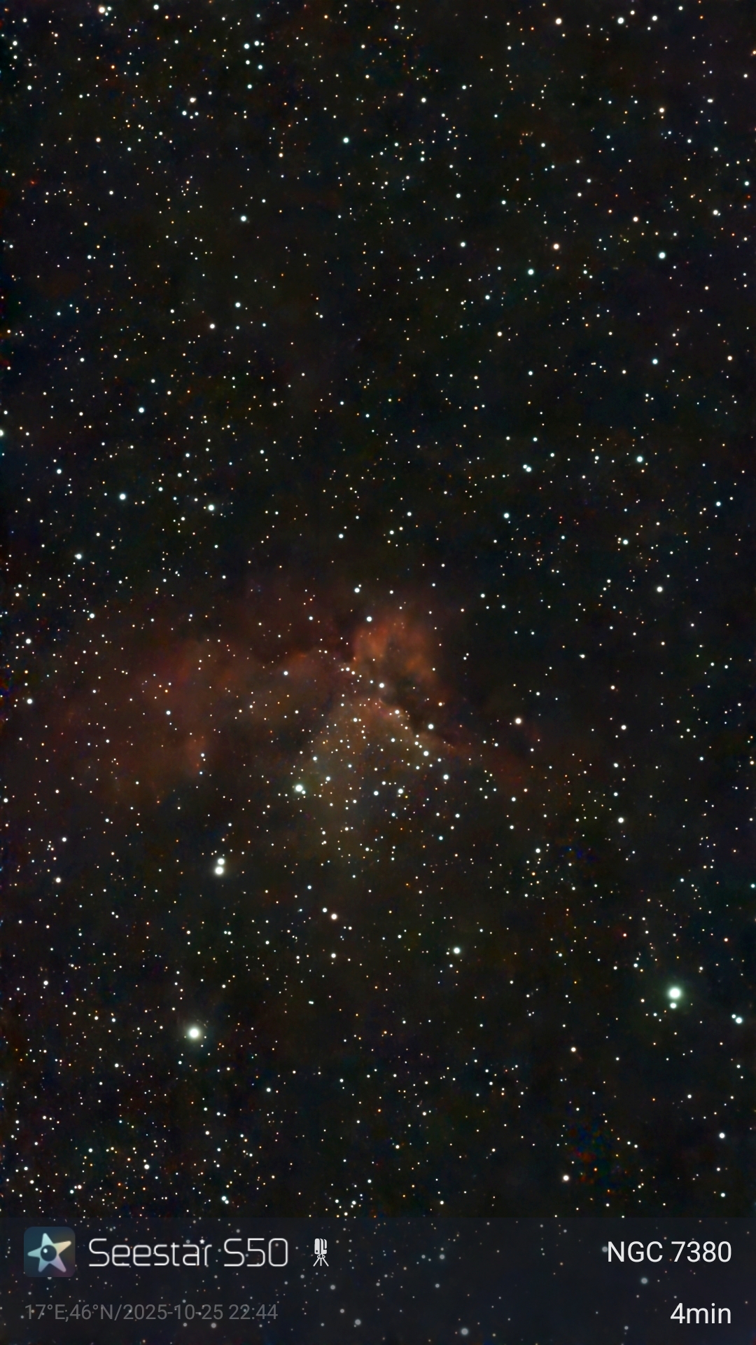 Varázsló-köd (NGC 7380) Varázsló-köd (NGC 7380)