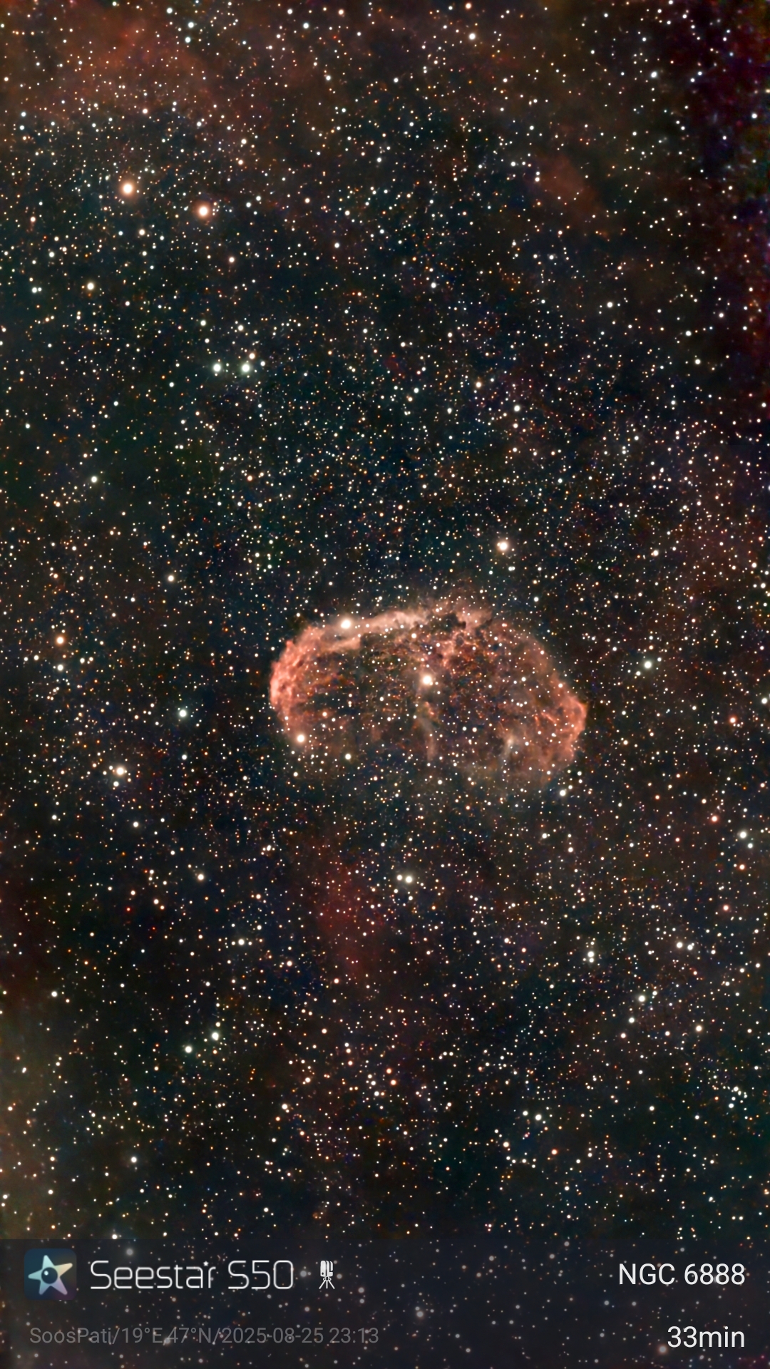 Sarló-köd (NGC 6888)