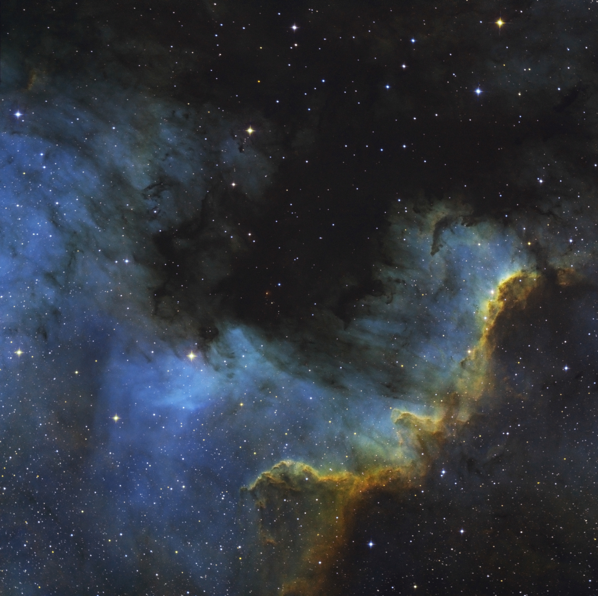 NGC 7000 részlet