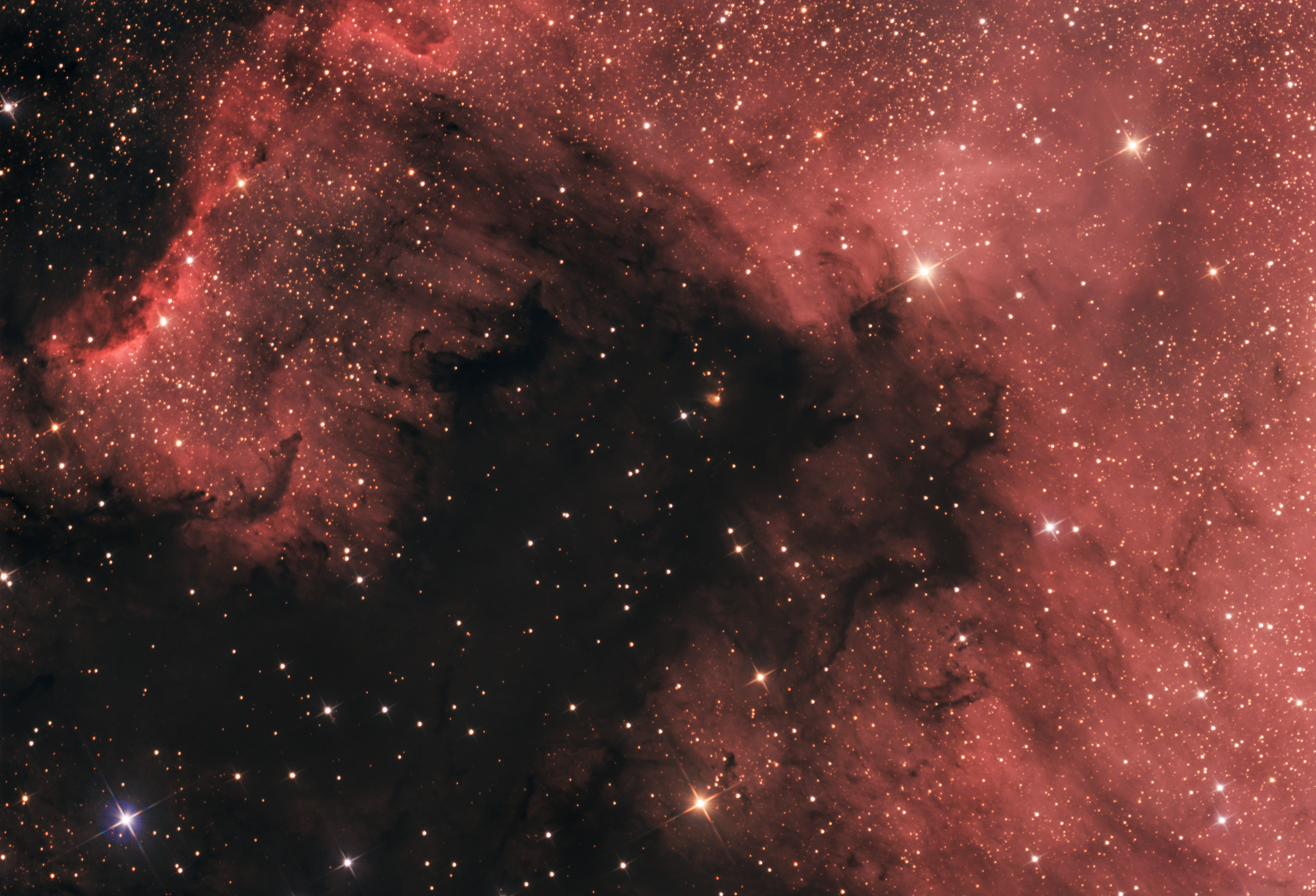 Észak-Amerika-köd NGC700 (részlet)