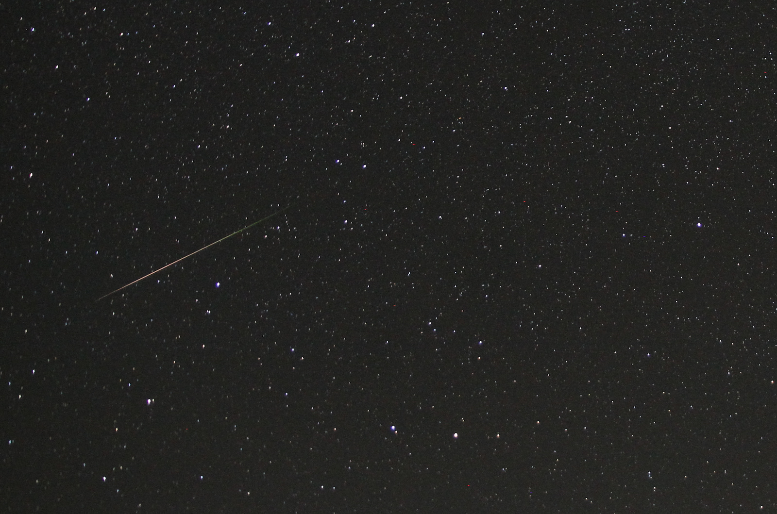 Perseida meteor az Ursa Minor közelében
